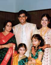 A file photo of Madhavan at his marriage ceremony in Mumbai.