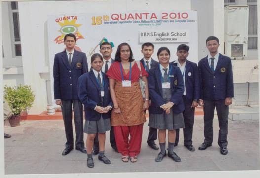 DBMS was declared First Runners Up at Quanta 2010