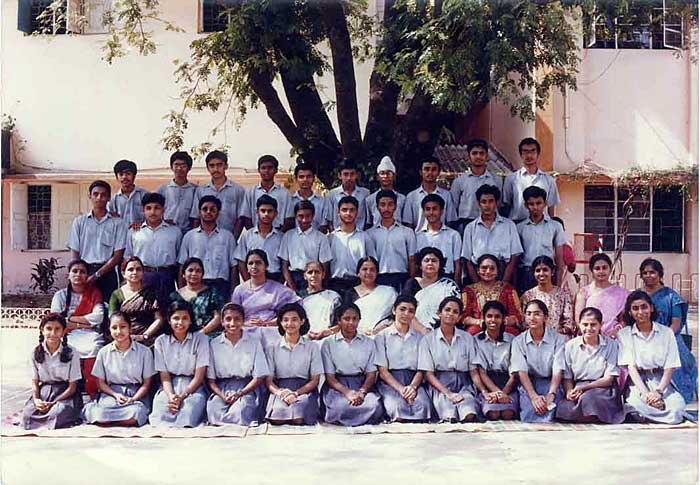 Latika Das in a class photo