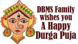 DBMS Family Wishes You A Happy Durga Puja