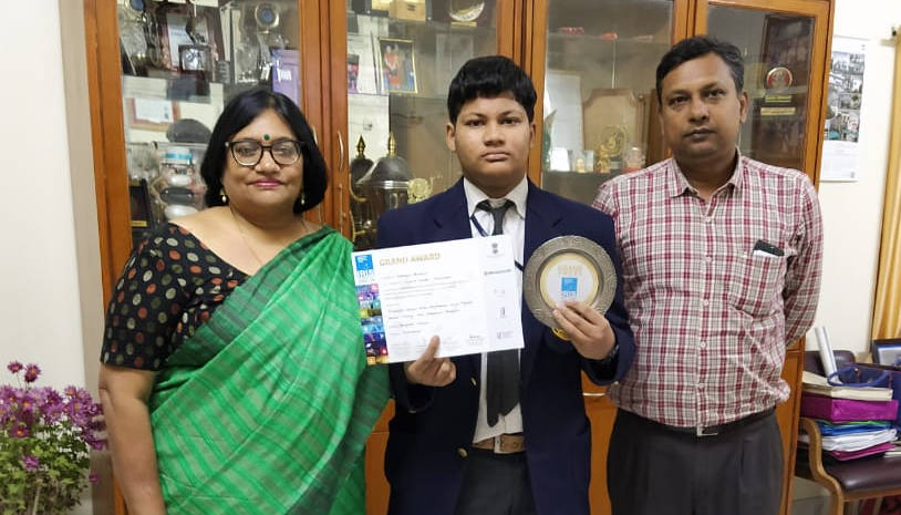 Subhigya Priyansh of D.B.M.S. English School will represent team India at International Science and Engineering Fair (ISEF)